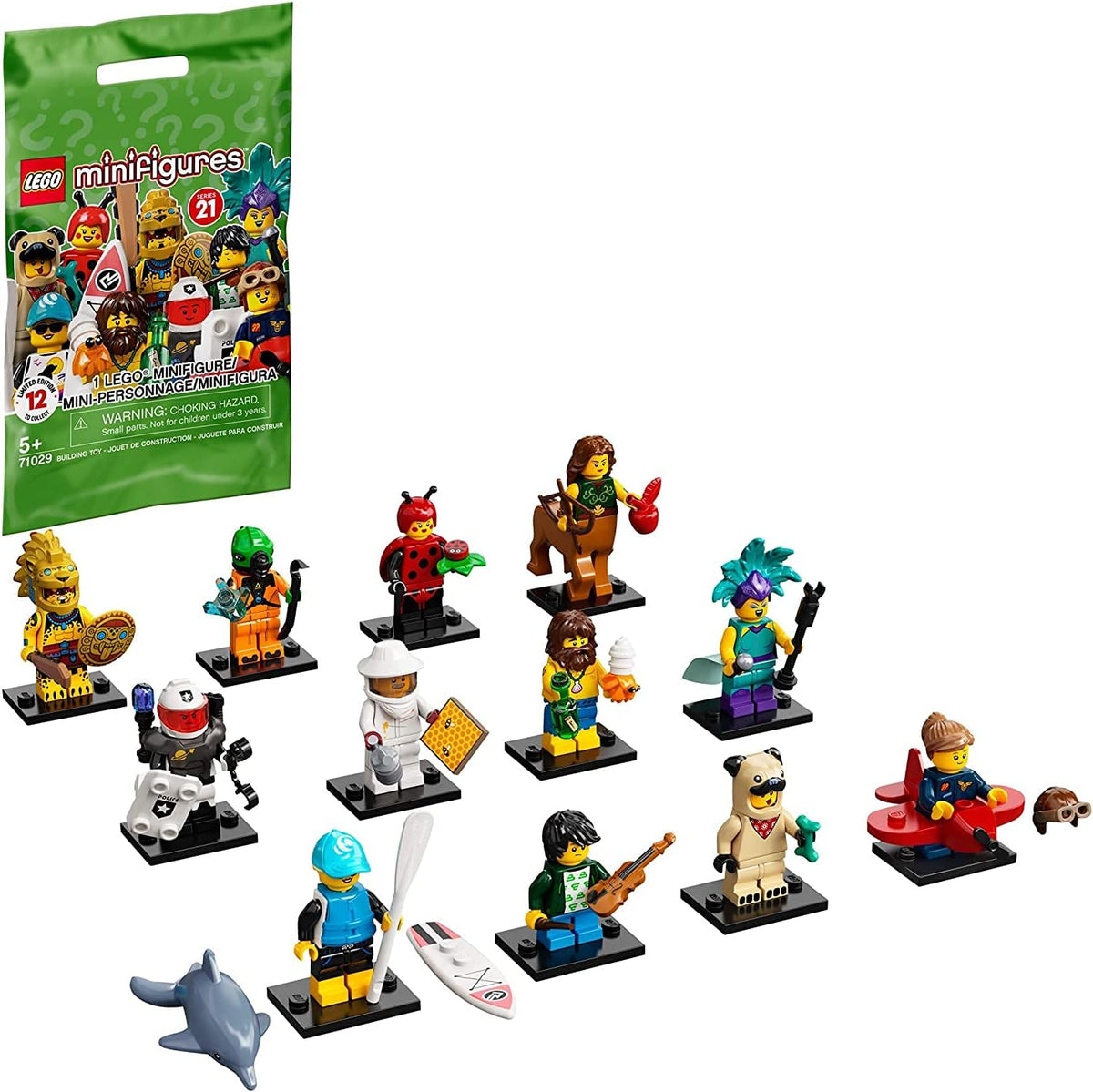 LEGO Minifigures Series 21 71029 Edition Collectible Building Kit - image 2