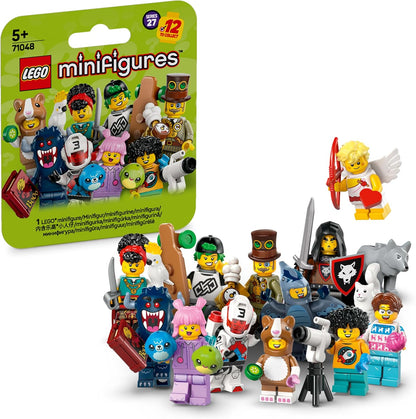 LEGO Minifigures Series 27 Mystery Box, Get 1 of 12 Collectible Figures incl. Cupid, Pterodactyl,... - image 1