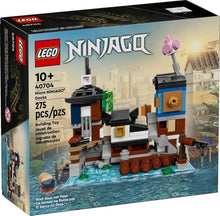 LEGO NINJAGO 40704 Micro Docks Building Set: Miniature Version of NINJAGO City Docks with Market - image 1