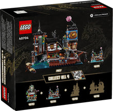 LEGO NINJAGO 40704 Micro Docks Building Set: Miniature Version of NINJAGO City Docks with Market - image 2