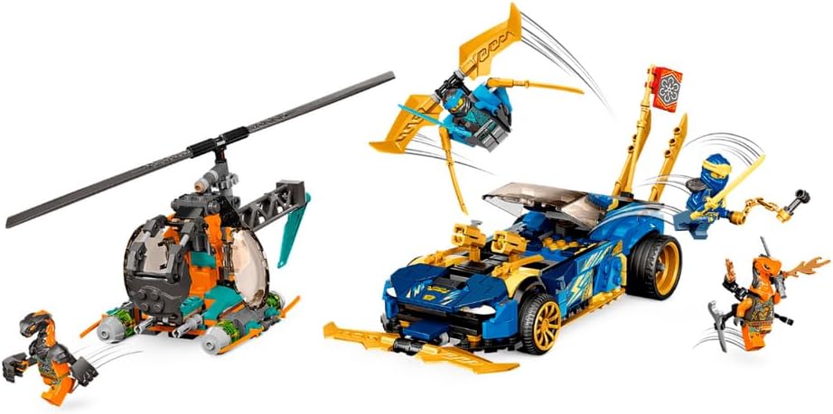 LEGO Ninjago Jay and NYA’s Race Car EVO 71776 Building Kit - image 2