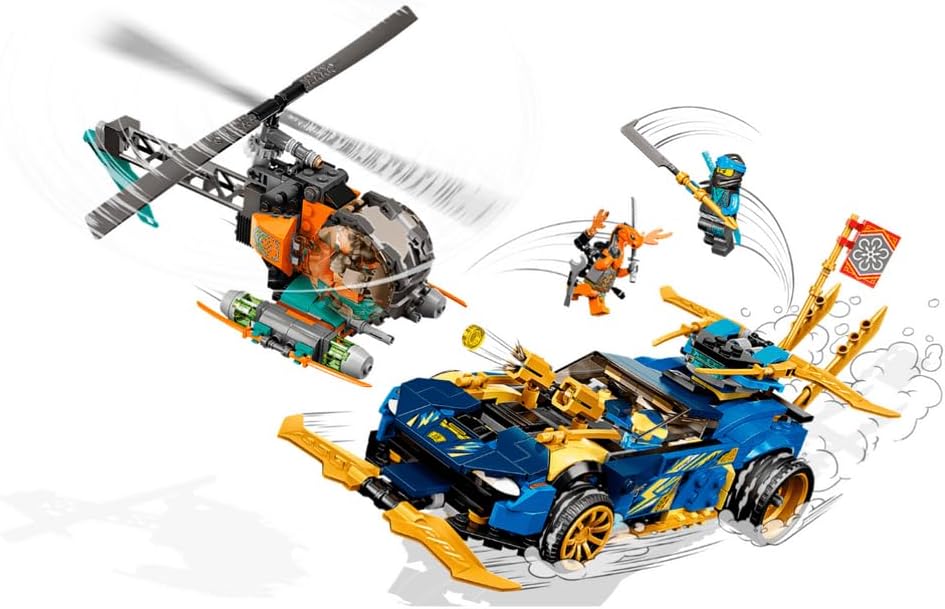 LEGO Ninjago Jay and NYA’s Race Car EVO 71776 Building Kit - image 3