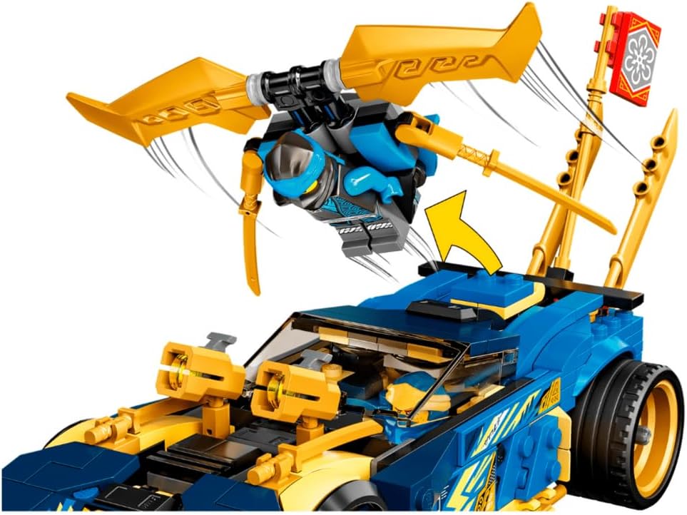 LEGO Ninjago Jay and NYA’s Race Car EVO 71776 Building Kit - image 4