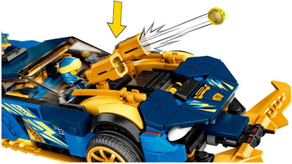 LEGO Ninjago Jay and NYA’s Race Car EVO 71776 Building Kit - image 5