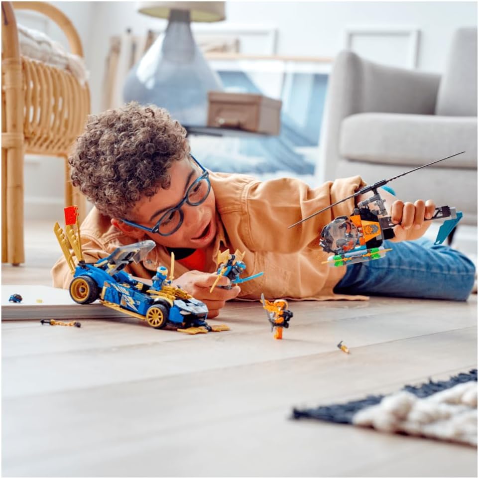 LEGO Ninjago Jay and NYA’s Race Car EVO 71776 Building Kit - image 8