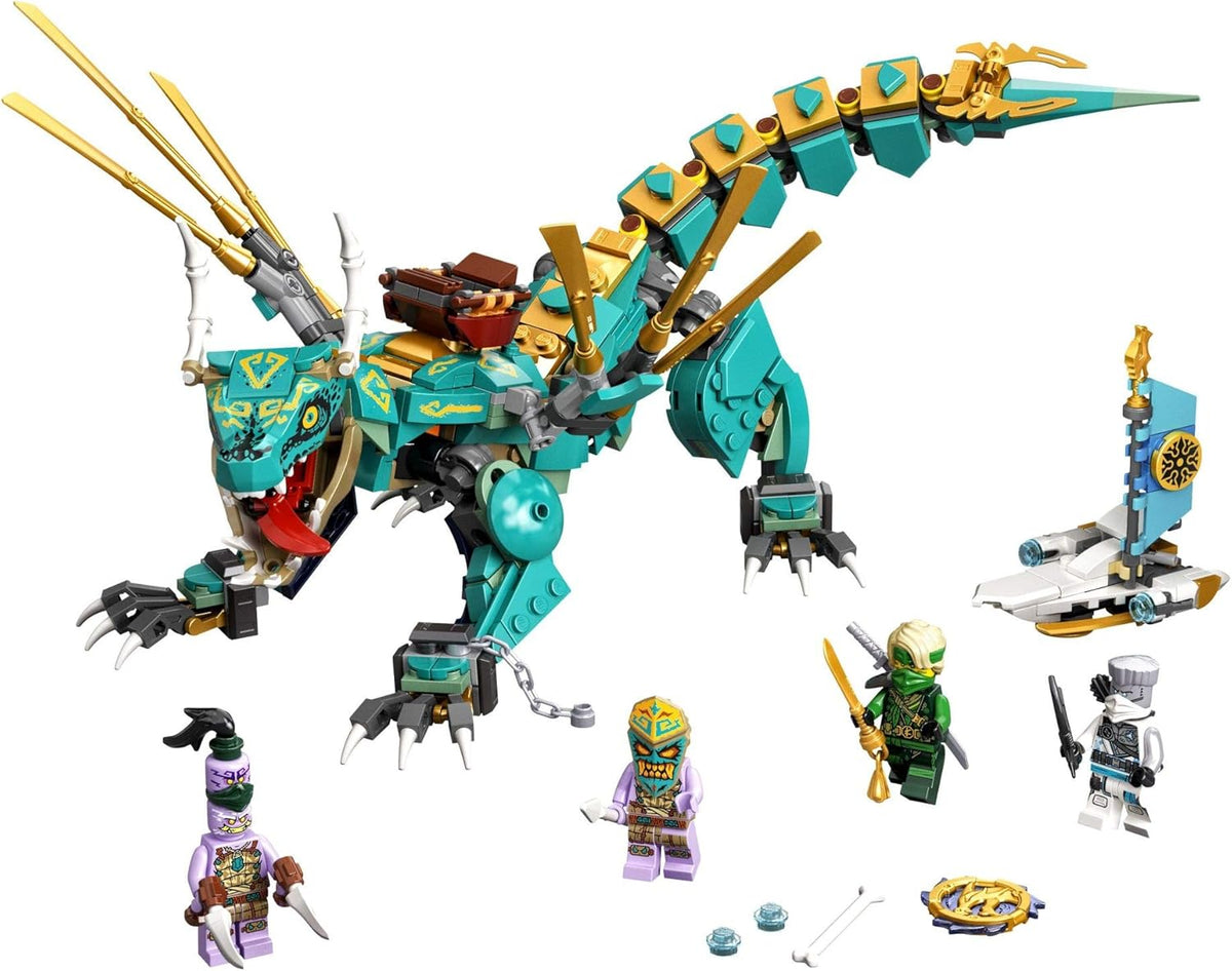 LEGO NINJAGO Jungle Dragon 71746 Building Kit; Ninja Playset Featuring Posable Dragon Toy and... - image 2