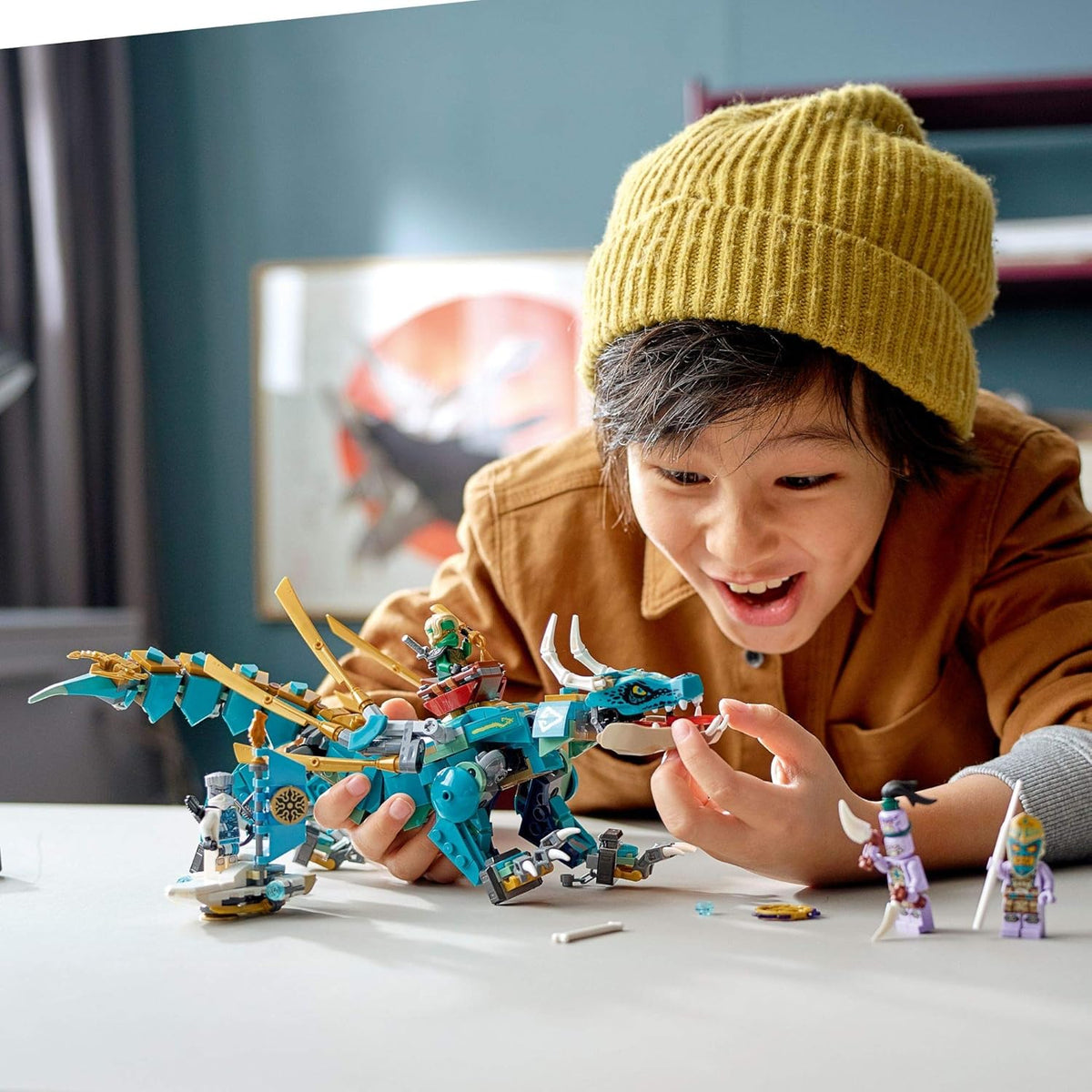LEGO NINJAGO Jungle Dragon 71746 Building Kit; Ninja Playset Featuring Posable Dragon Toy and... - image 3