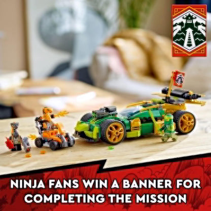 LEGO NINJAGO Lloyd’s Race Car EVO 71763 Building Kit Featuring a Ninja Car Toy - image 5