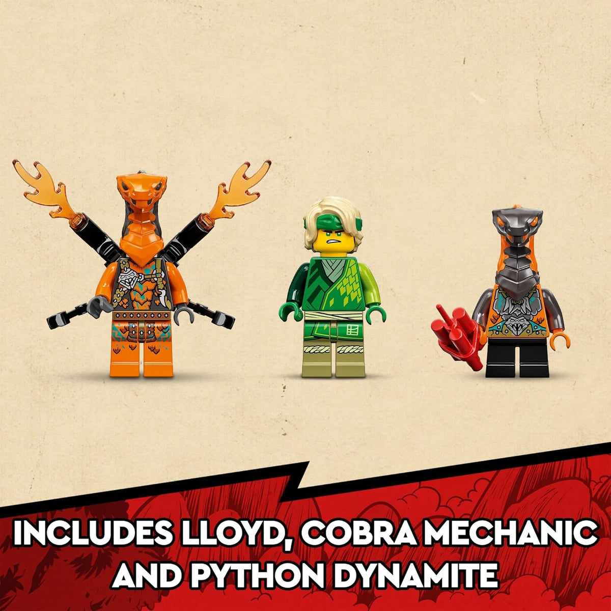 LEGO NINJAGO Lloyd’s Race Car EVO 71763 Building Kit Featuring a Ninja Car Toy - image 6