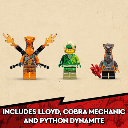 LEGO NINJAGO Lloyd’s Race Car EVO 71763 Building Kit Featuring a Ninja Car Toy - image 6