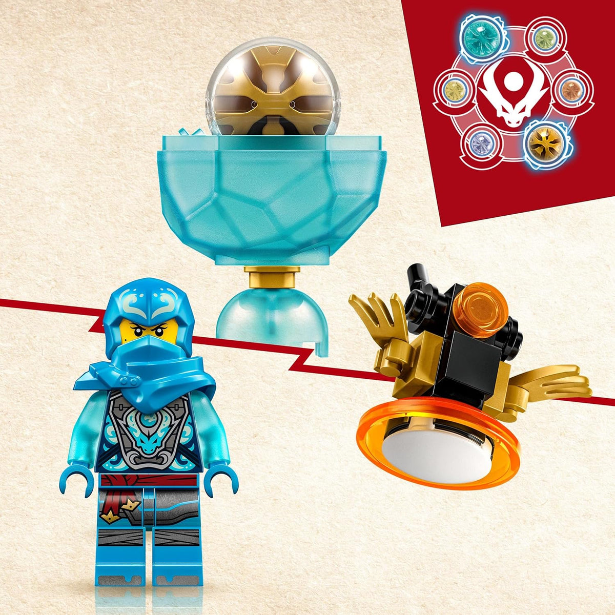 LEGO NINJAGO Nya’s Dragon Power Spinjitzu Drift 71778 Building Blocks Toy Set; Toys for Boys - image 4