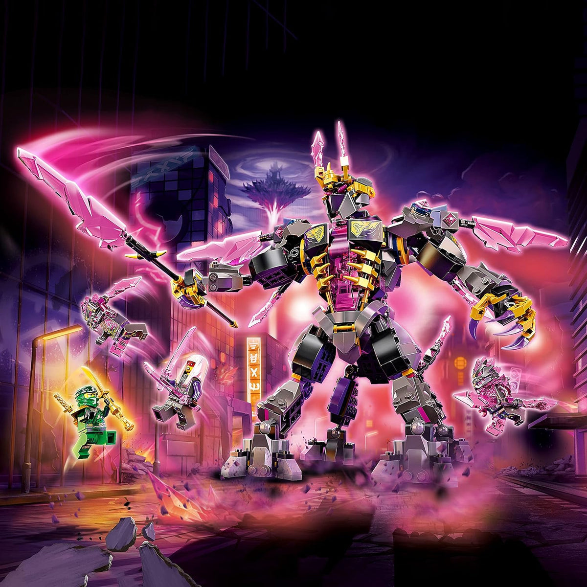 LEGO NINJAGO The Crystal King 71772 Ninja Villain Building Toy Set for Boys - image 8