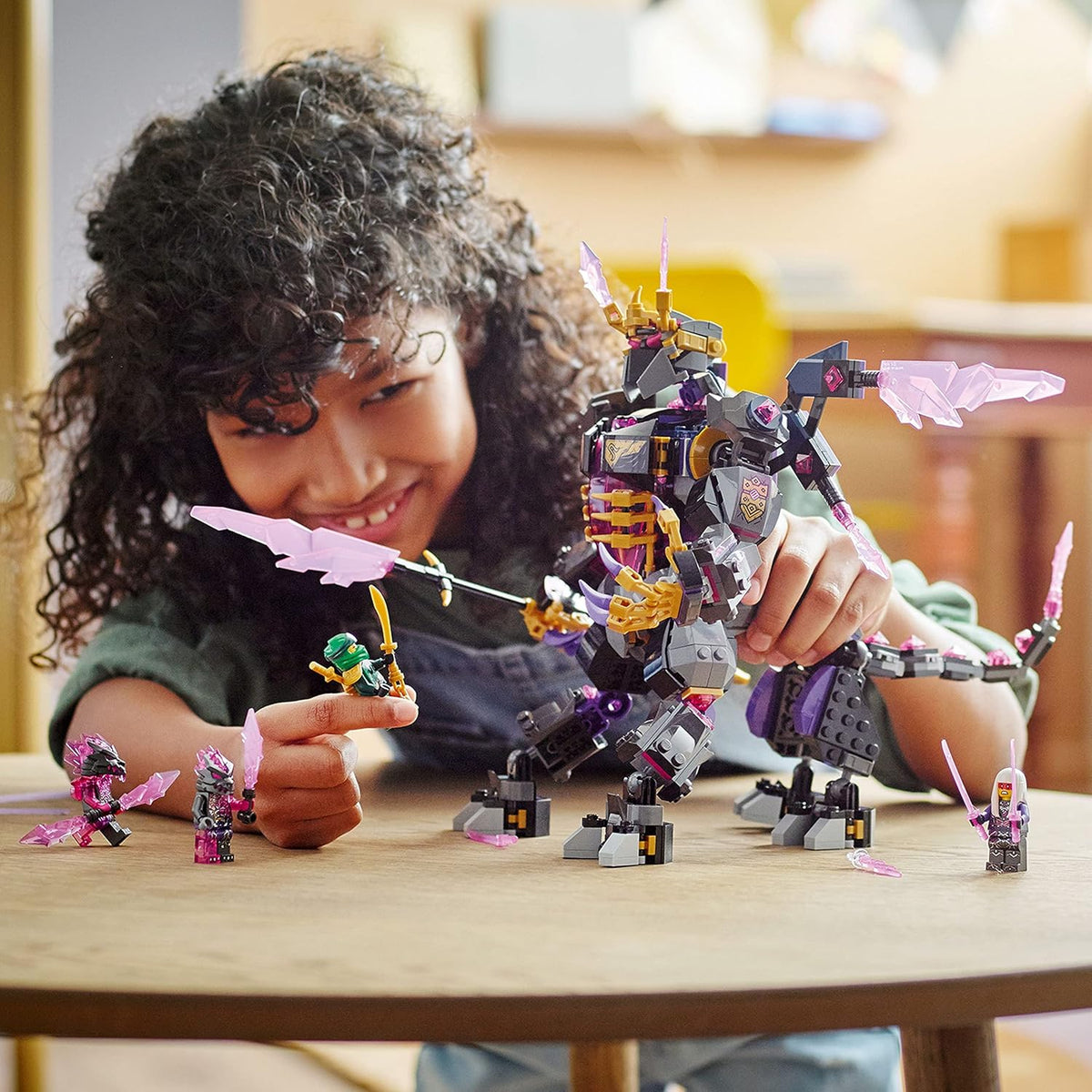 LEGO NINJAGO The Crystal King 71772 Ninja Villain Building Toy Set for Boys - image 9