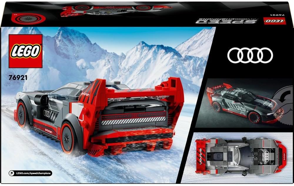 LEGO Speed Champions Audi S1 e-tron quattro Race Car Toy Vehicle - image 6