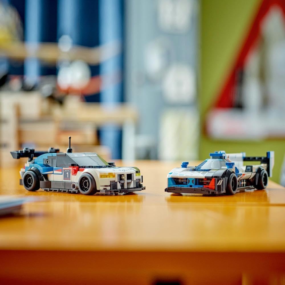 LEGO Speed Champions BMW M4 GT3 & BMW M Hybrid V8 Race Cars for 9 Plus Year Old Boys & Girls - image 5