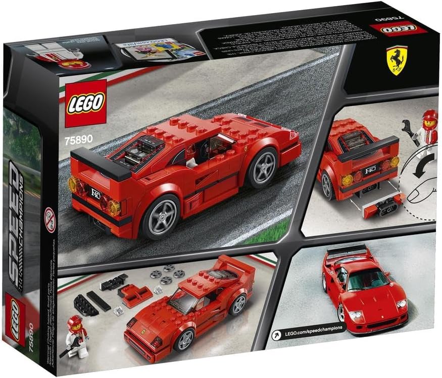 LEGO Speed Champions Ferrari F40 Competizione 75890 Building Kit - image 6