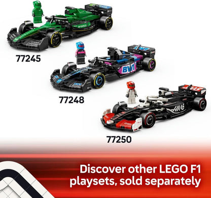 LEGO Speed Champions Ferrari SF-24 F1 Race Car Toy with a Collectible Formula 1 Driver Minifigure - image 7