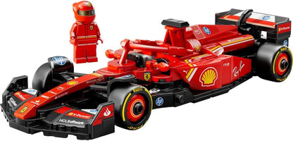 LEGO Speed Champions Ferrari SF-24 F1 Race Car Toy with a Collectible Formula 1 Driver Minifigure - image 8