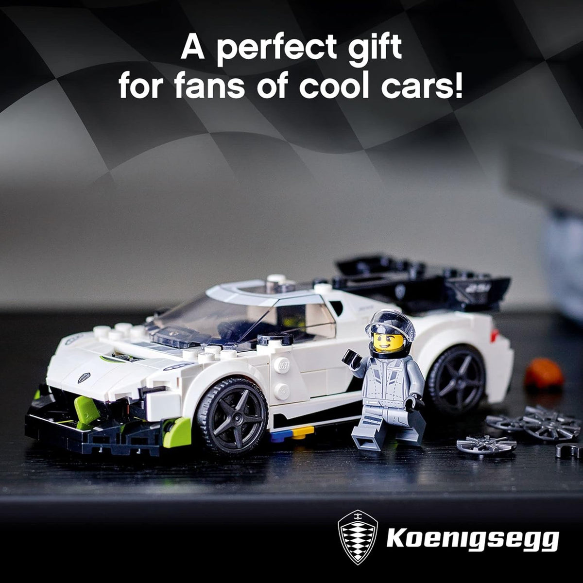 LEGO Speed Champions Koenigsegg Jesko 76900 Racing Sports Car Toy with Driver Minifigure - image 3