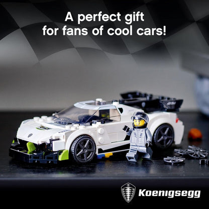LEGO Speed Champions Koenigsegg Jesko 76900 Racing Sports Car Toy with Driver Minifigure - image 3