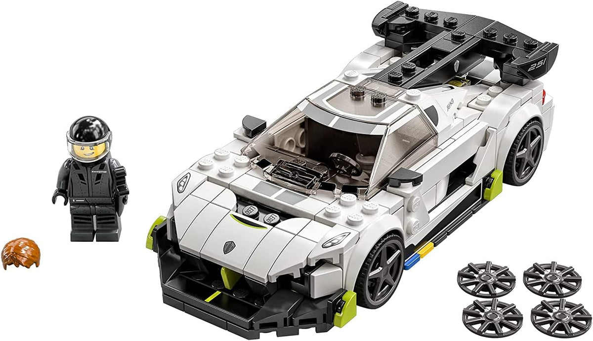 LEGO Speed Champions Koenigsegg Jesko 76900 Racing Sports Car Toy with Driver Minifigure - image 4