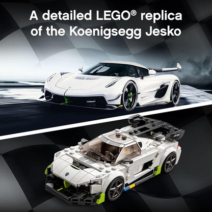 LEGO Speed Champions Koenigsegg Jesko 76900 Racing Sports Car Toy with Driver Minifigure - image 7