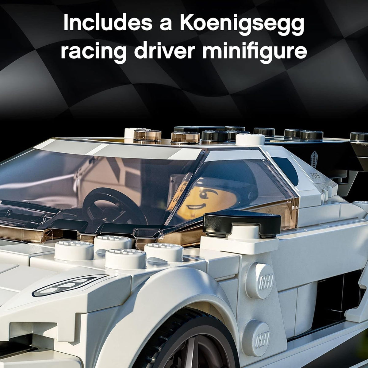 LEGO Speed Champions Koenigsegg Jesko 76900 Racing Sports Car Toy with Driver Minifigure - image 8