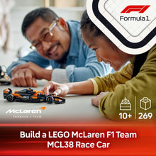 LEGO Speed Champions McLaren F1 Team MCL38 Race Car Toy with a Collectible Formula 1 Driver... - image 2