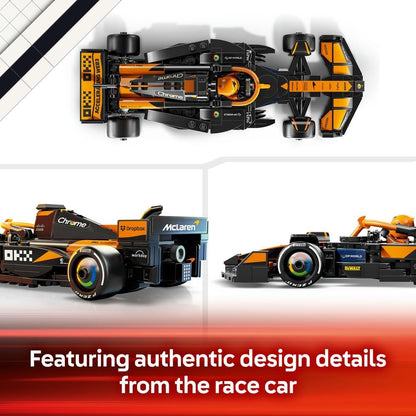 LEGO Speed Champions McLaren F1 Team MCL38 Race Car Toy with a Collectible Formula 1 Driver... - image 5