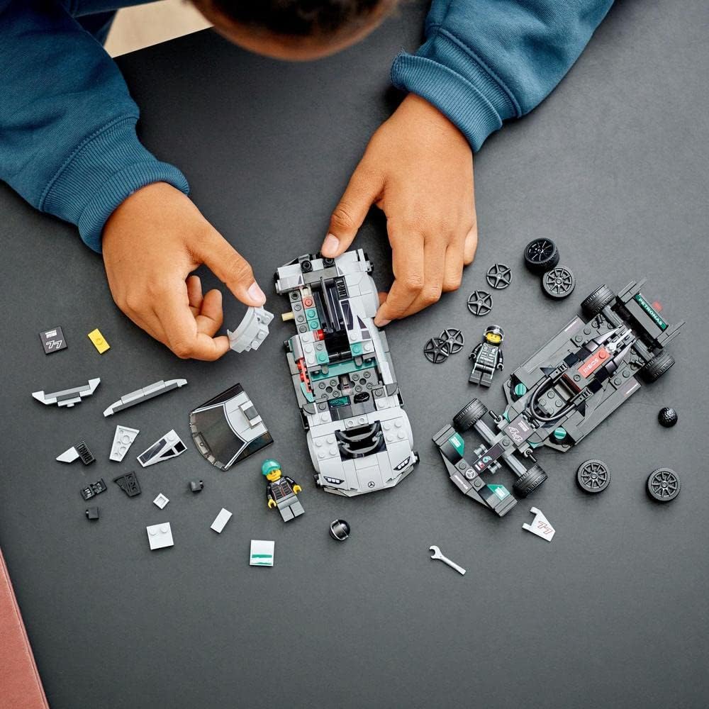 LEGO Speed Champions Mercedes-AMG F1 W12 E Performance & Mercedes-AMG Project One 2 Car Models Set - image 5
