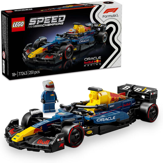 LEGO Speed Champions Oracle Red Bull Racing RB20 F1 Race Car Model with a Collectible Formula 1... - image 1