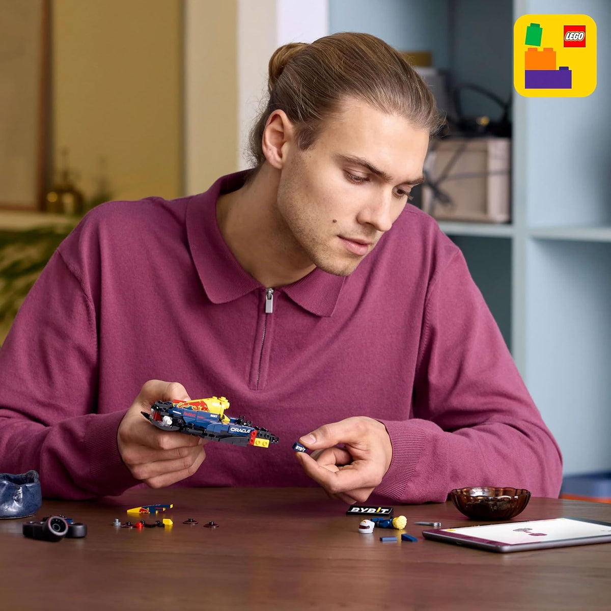 LEGO Speed Champions Oracle Red Bull Racing RB20 F1 Race Car Model with a Collectible Formula 1... - image 5