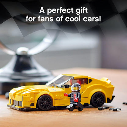 LEGO Speed Champions Toyota GR Supra 76901 Collectible Sports Car Toy Building Set with Racing... - image 3