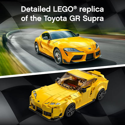 LEGO Speed Champions Toyota GR Supra 76901 Collectible Sports Car Toy Building Set with Racing... - image 7
