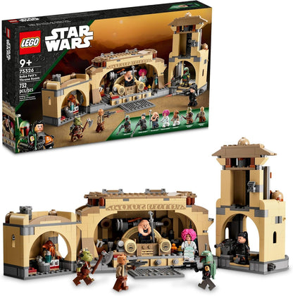 LEGO Star Wars Boba Fett’s Throne Room 75326 Building Kit for Kids Aged 9 and Up - image 1