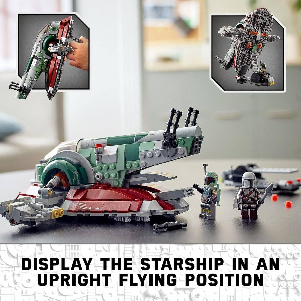 LEGO Star Wars Boba Fett Starship 75312 Building Toy - image 5