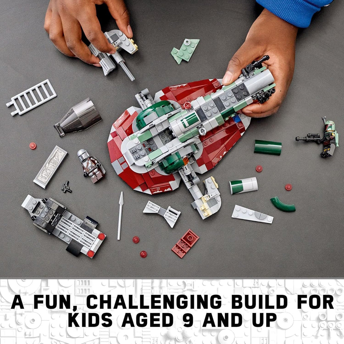 LEGO Star Wars Boba Fett Starship 75312 Building Toy - image 6