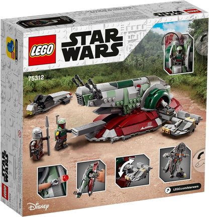 LEGO Star Wars Boba Fett Starship 75312 Building Toy - image 8