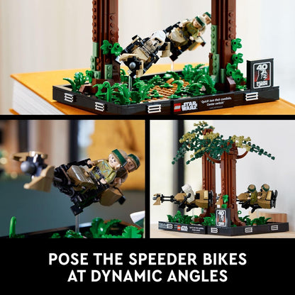 LEGO Star Wars Endor Speeder Chase Diorama 75353 Home Décor Building Set for Adults - image 3