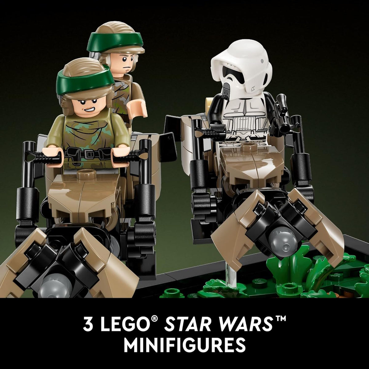 LEGO Star Wars Endor Speeder Chase Diorama 75353 Home Décor Building Set for Adults - image 5