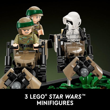 LEGO Star Wars Endor Speeder Chase Diorama 75353 Home Décor Building Set for Adults - image 5