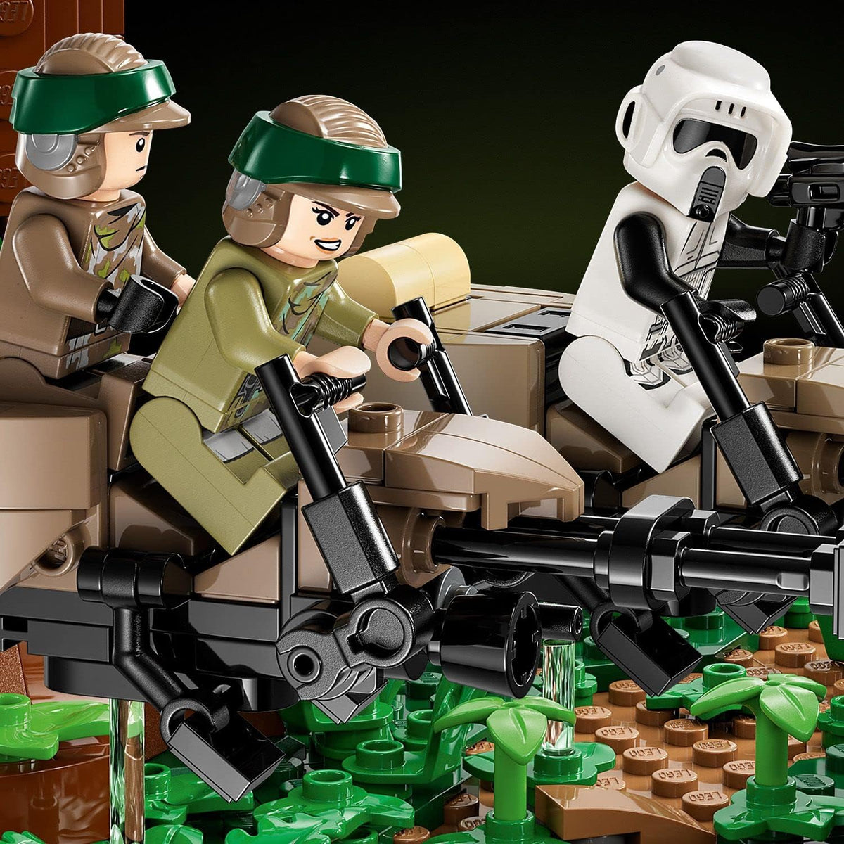 LEGO Star Wars Endor Speeder Chase Diorama 75353 Home Décor Building Set for Adults - image 8