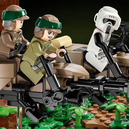 LEGO Star Wars Endor Speeder Chase Diorama 75353 Home Décor Building Set for Adults - image 8