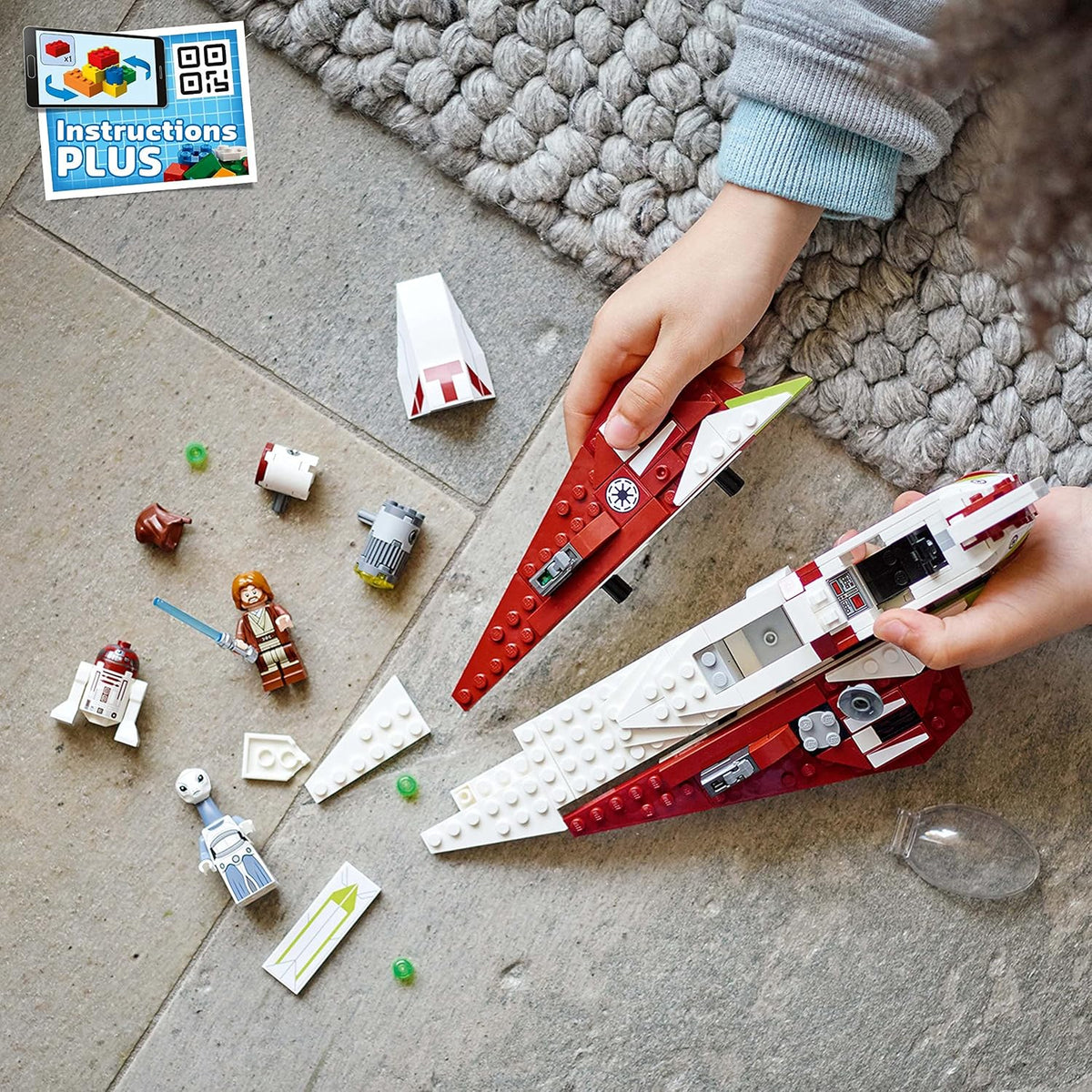 LEGO Star Wars OBI-Wan Kenobi's Jedi Starfighter 75333 Building Toy Set - image 5
