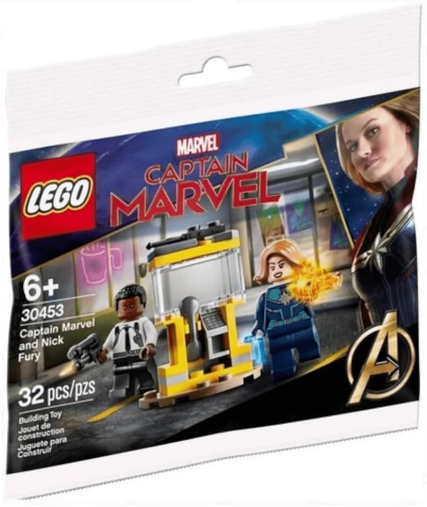 LEGO Super Heroes Captain Marvel and Nick Fury Polybag Set 30453 - image 1