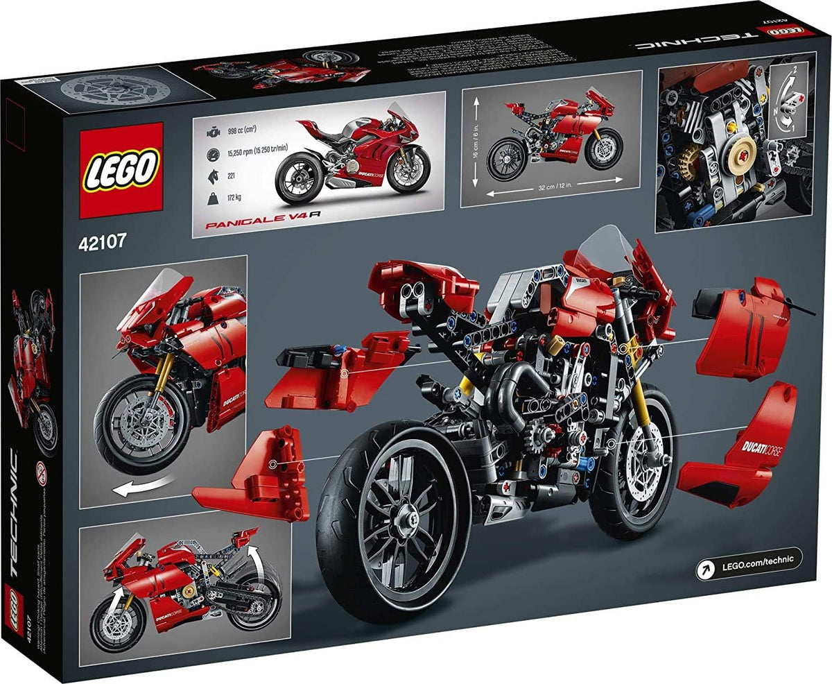 LEGO Technic Ducati Panigale V4 R Motorcycle 42107 Building Set - image 2