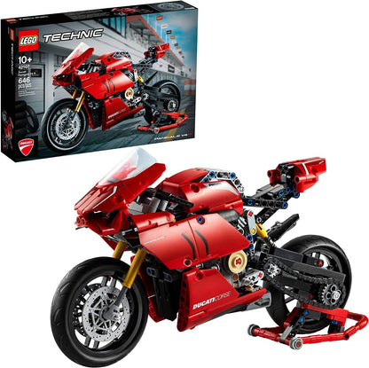 LEGO Technic Ducati Panigale V4 R Motorcycle 42107 Building Set - image 3