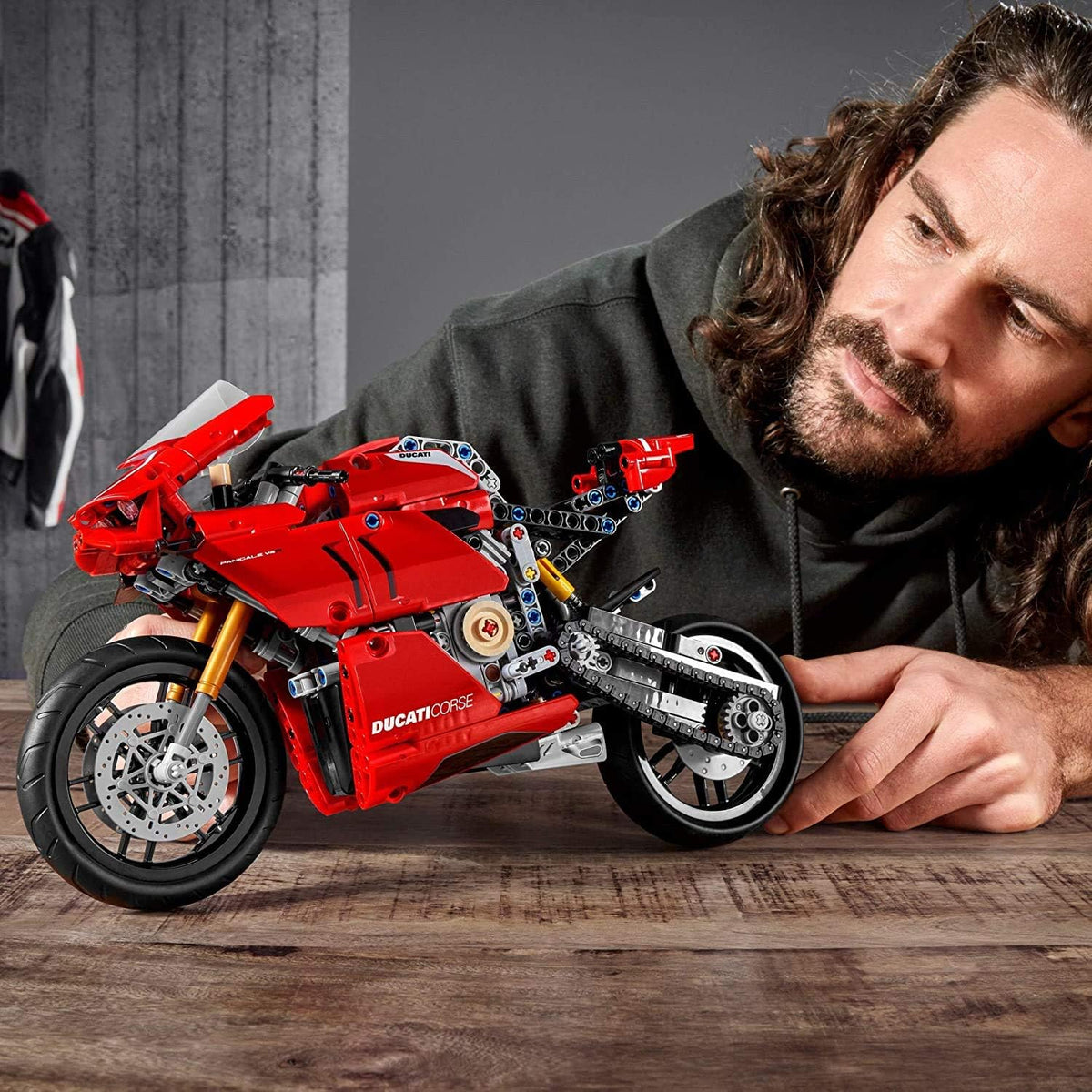 LEGO Technic Ducati Panigale V4 R Motorcycle 42107 Building Set - image 5