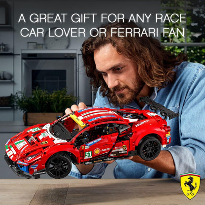 LEGO Technic Ferrari 488 GTE “AF Corse #51” 42125 Building Blocks Toy Car Set (1 - image 2