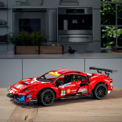 LEGO Technic Ferrari 488 GTE “AF Corse #51” 42125 Building Blocks Toy Car Set (1 - image 8